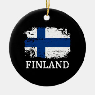 Finland Ceramic Ornament