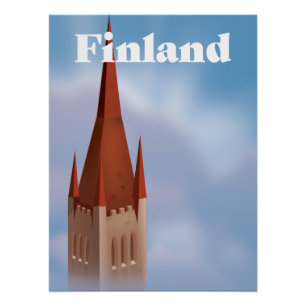 Finland Church  Poster