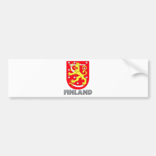 Finland Coat of Arms Bumper Sticker