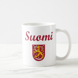 Finland + Coat of Arms Coffee Mug