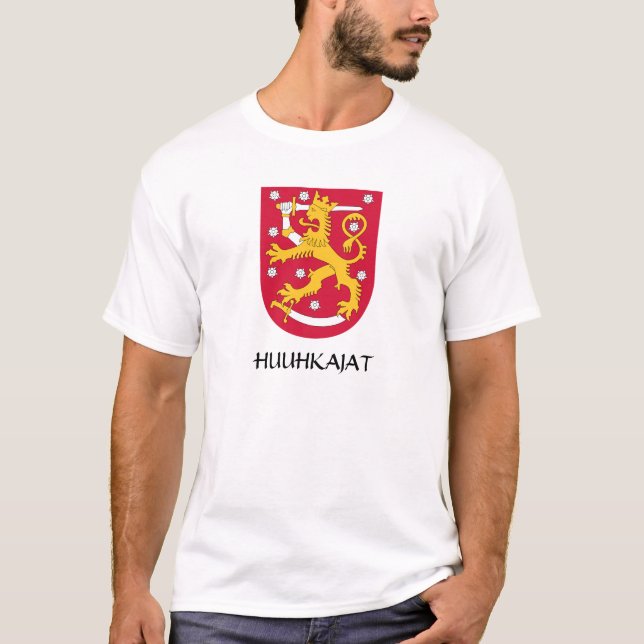Finland Coat of Arms Huuhkajat T-Shirt  (Front)