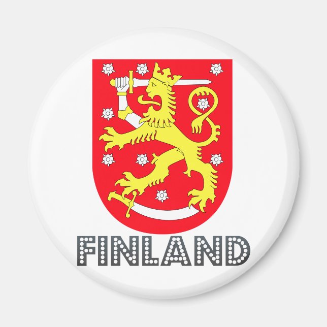 Finland Coat of Arms Magnet (Front)