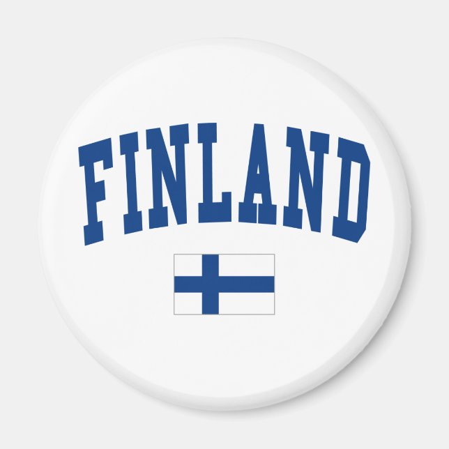 Finland College Style Magnet (Front)