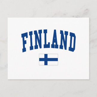 Finland College Style Postcard