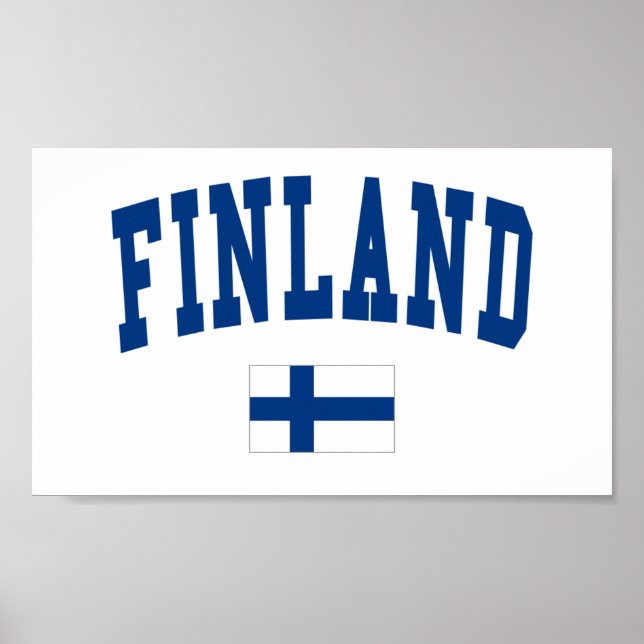 Finland College Style Poster (Front)