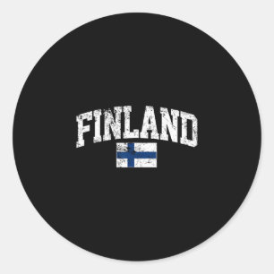 Finland Family Trip Finlan Gift Finland Vacation F Classic Round Sticker