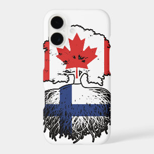 Finland Finnish Canadian Canada Tree Roots Flag