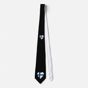 Finland Finnish flag: ADD TEXT Tie