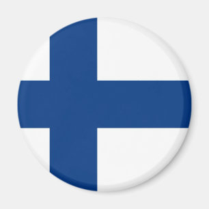 Finland   Finnish Flag on Magnet