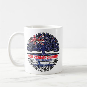 Finland Finnish New Zealander New Zealand Tree Coffee Mug