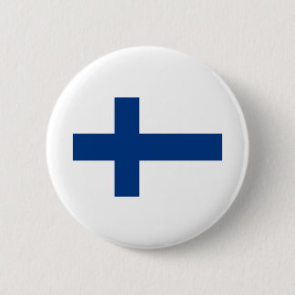 Finland Flag 6 Cm Round Badge
