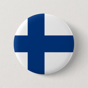 Finland Flag 6 Cm Round Badge