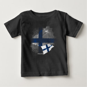 Finland flag baby T-Shirt
