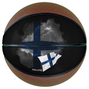Finland flag basketball