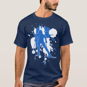 Finland Flag Biathlonist - Finnish Biathlon  T-Shirt