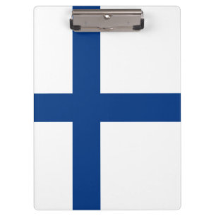 Finland flag clipboard