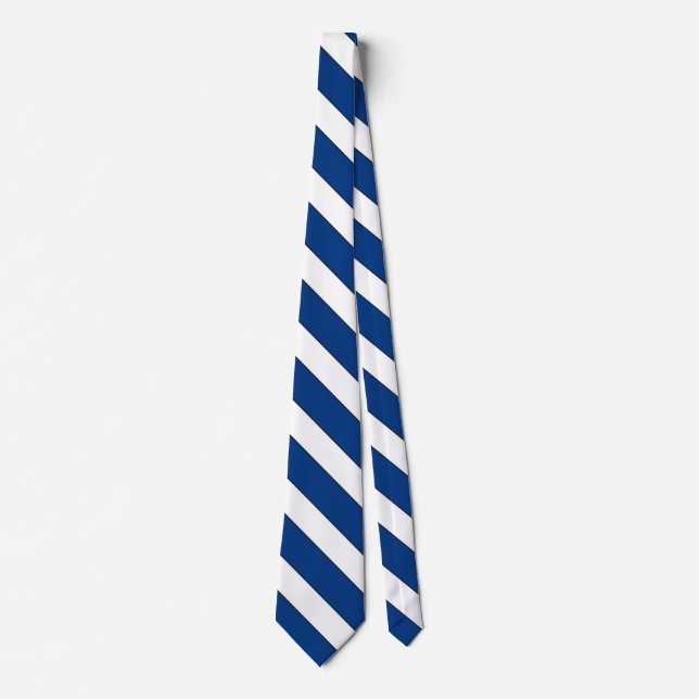 Finland Flag Colours Elegant Tie (Front)