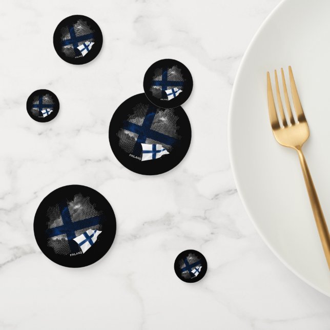 Finland flag confetti (Group)