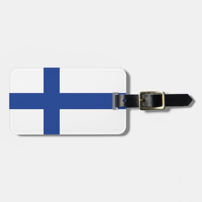 Finland Flag custom tag (Front Horizontal)