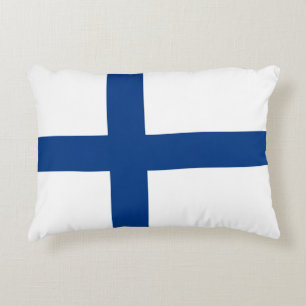 Finland flag decorative cushion