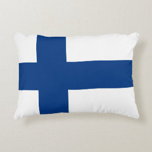 Finland Flag Decorative Cushion