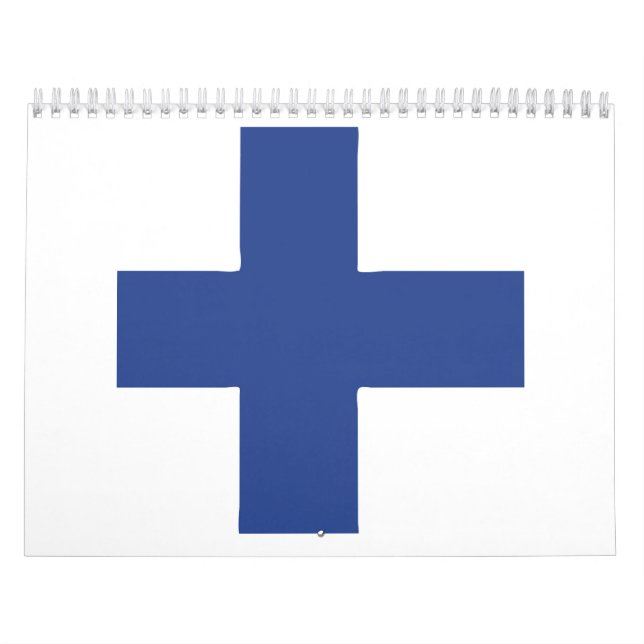 Finland Flag Emblem Calendar (Cover)