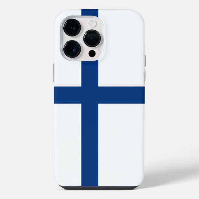 Finland flag iPhone case (Back)