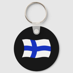 Finland Flag Keychain