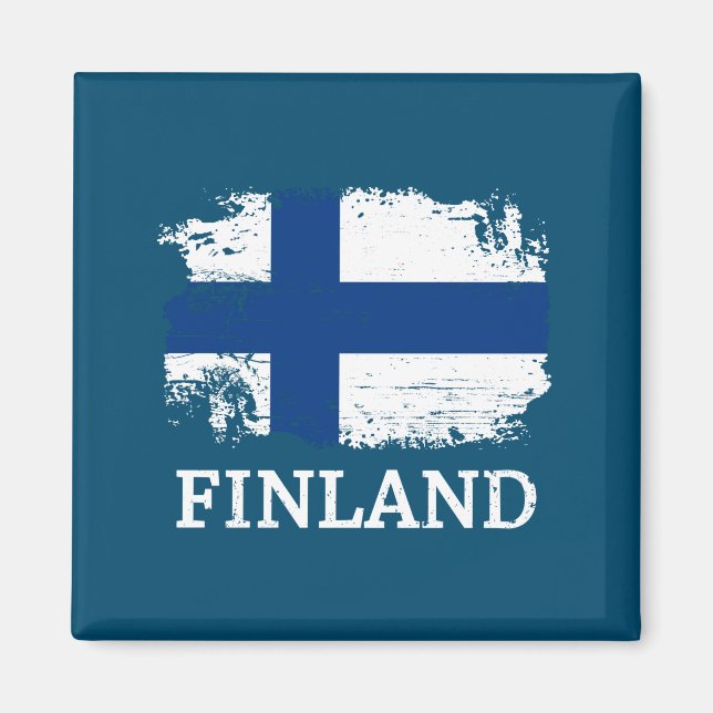 Finland Flag  Magnet (Front)