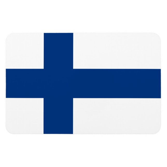 Finland Flag Magnet (Horizontal)