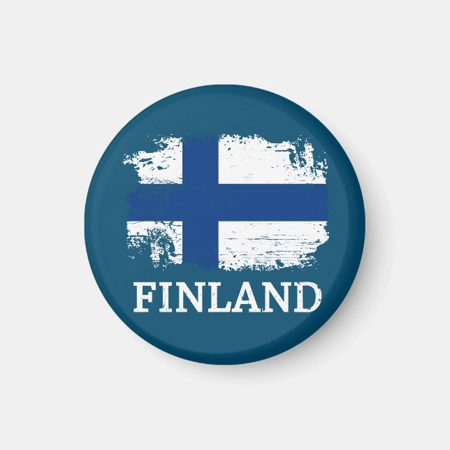 Finland Flag  Magnet (Front)