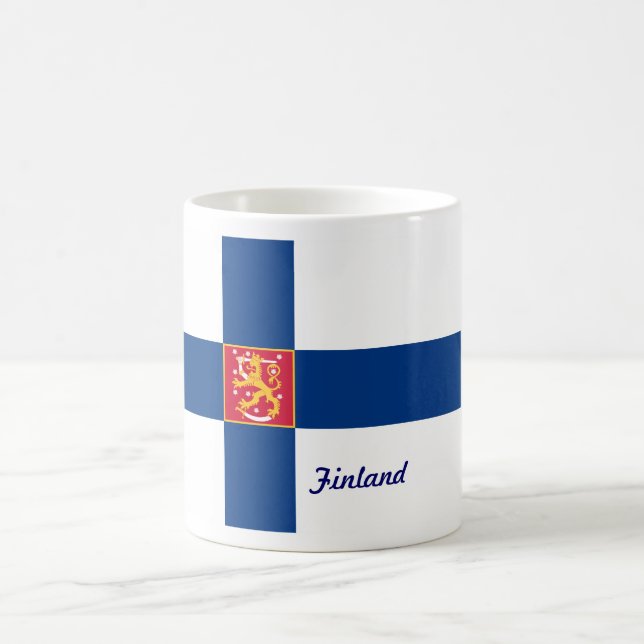 Finland Flag Mug (Center)
