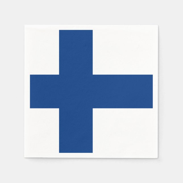 Finland Flag Napkin (Front)