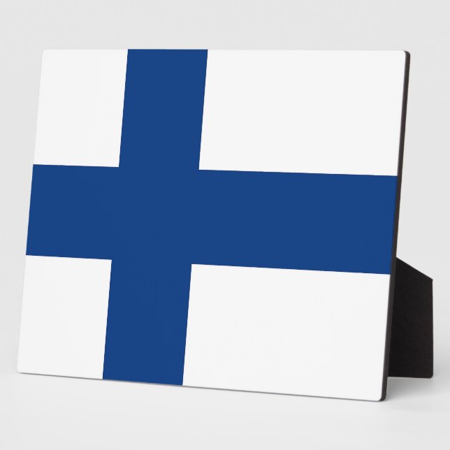 Finland Flag Plaque (Side)