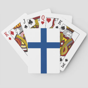 Finland Flag Playing Cards