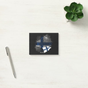 Finland flag post-it notes