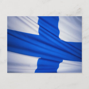 Finland Flag Postcard