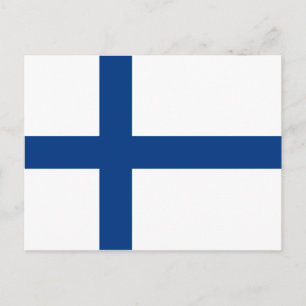 Finland Flag Postcard