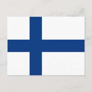 Finland Flag Postcard