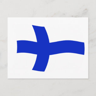 Finland Flag Postcard