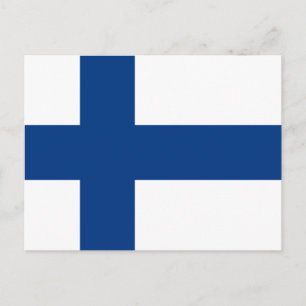 Finland Flag Postcard