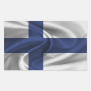 Finland Flag Rectangular Sticker