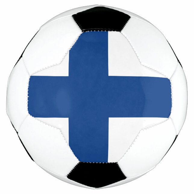 Finland Flag Soccer Ball (Front)