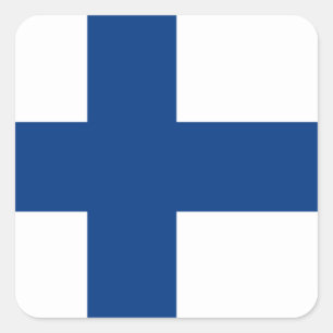 Finland Flag Square Sticker