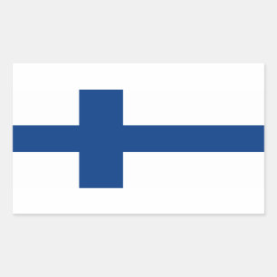Finland Flag Sticker* Rectangular Sticker