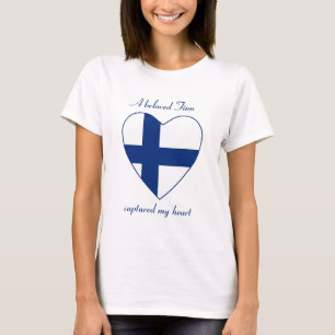 Finland Flag Sweetheart T-Shirt
