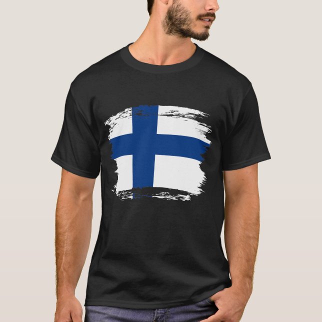Finland flag T-Shirt (Front)