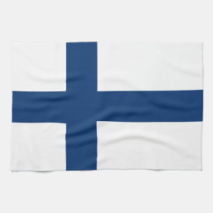 Finland Flag Tea Towel