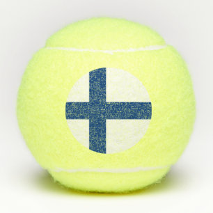 Finland flag tennis balls