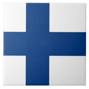 Finland Flag Tile